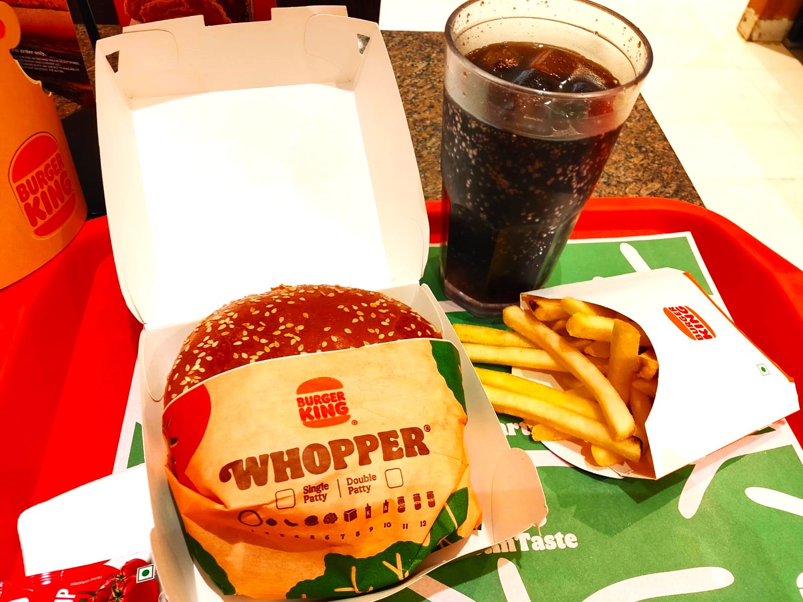 バーガーキングのチキンバーガー